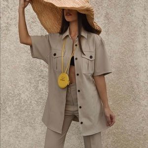 The Frankie Shop Beige buttoned shirt, Size S